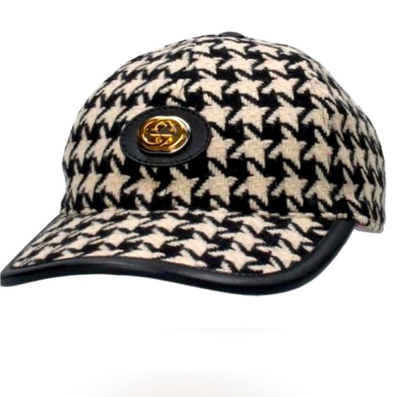 Authentic GUCCI Houndstooth Baseball
Cap. EUC - Picture 1 of 5